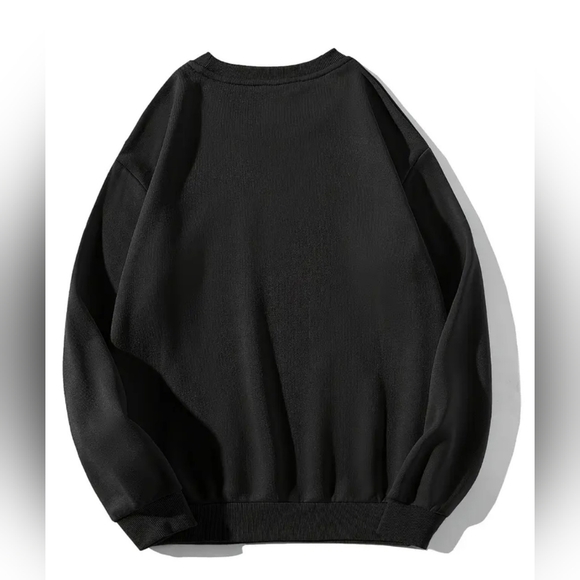 Black Sweatshirt with White Heart Fashion Inspired Size XXL 14 New in Package - Picture 2 of 3